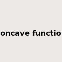 concave function是什么意思