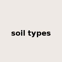 soil types是什么意思