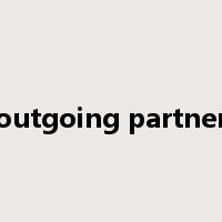 outgoing partner是什么意思