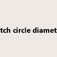 pitch circle diameter是什么意思