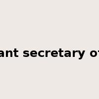 assistant secretary of state是什么意思