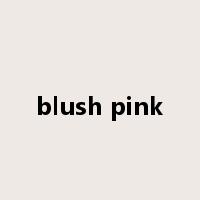 blush pink是什么意思
