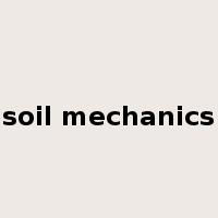 soil mechanics是什么意思