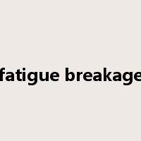 fatigue breakage是什么意思