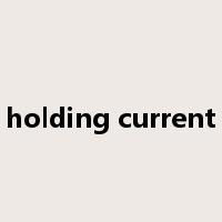 holding current是什么意思