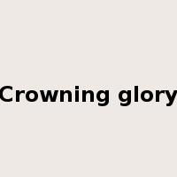 Crowning glory是什么意思