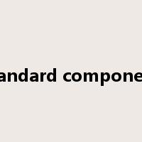 standard component是什么意思