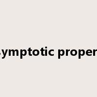 asymptotic property是什么意思