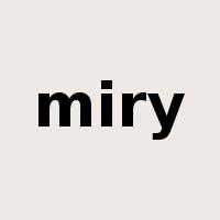 miry是什么意思