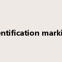 identification marking是什么意思