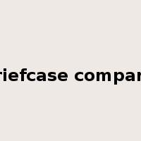 briefcase company是什么意思