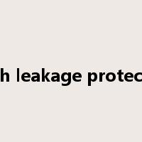 earth leakage protection是什么意思