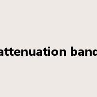 attenuation band是什么意思