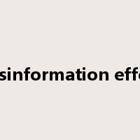misinformation effect是什么意思