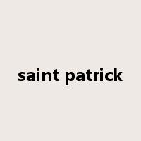 saint patrick是什么意思