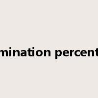 germination percentage是什么意思