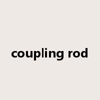coupling rod是什么意思