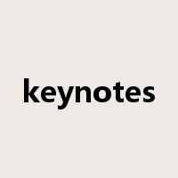 keynotes是什么意思