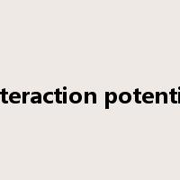 interaction potential是什么意思