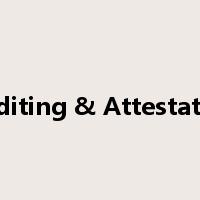 Auditing & Attestation是什么意思
