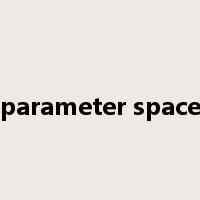 parameter space是什么意思