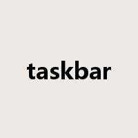 taskbar是什么意思
