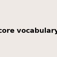 core vocabulary是什么意思