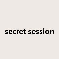 secret session是什么意思