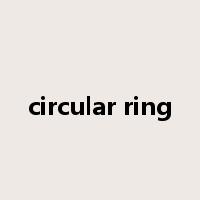 circular ring是什么意思