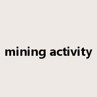 mining activity是什么意思