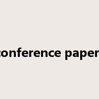 conference papers是什么意思