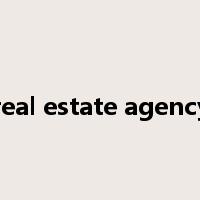 real estate agency是什么意思