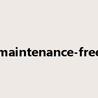 maintenance-free是什么意思