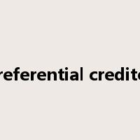 preferential creditor是什么意思
