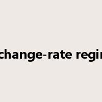 exchange-rate regime是什么意思
