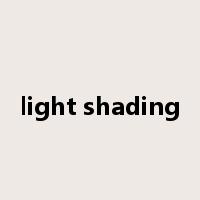light shading是什么意思