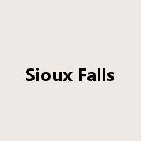 Sioux Falls是什么意思