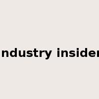 industry insider是什么意思