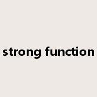 strong function是什么意思