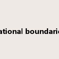 national boundaries是什么意思