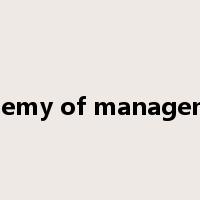 academy of management是什么意思