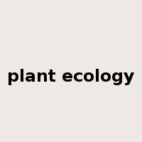 plant ecology是什么意思