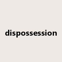 dispossession是什么意思