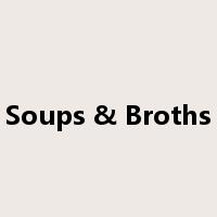 Soups & Broths是什么意思