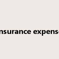 insurance expense是什么意思