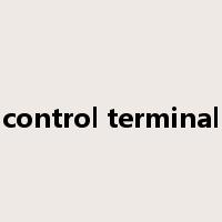 control terminal是什么意思