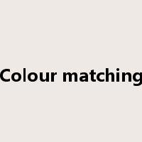 Colour matching是什么意思