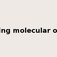 bonding molecular orbital是什么意思