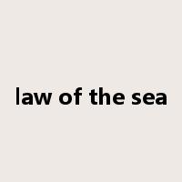 law of the sea是什么意思