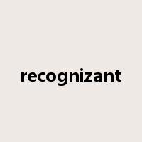 recognizant是什么意思